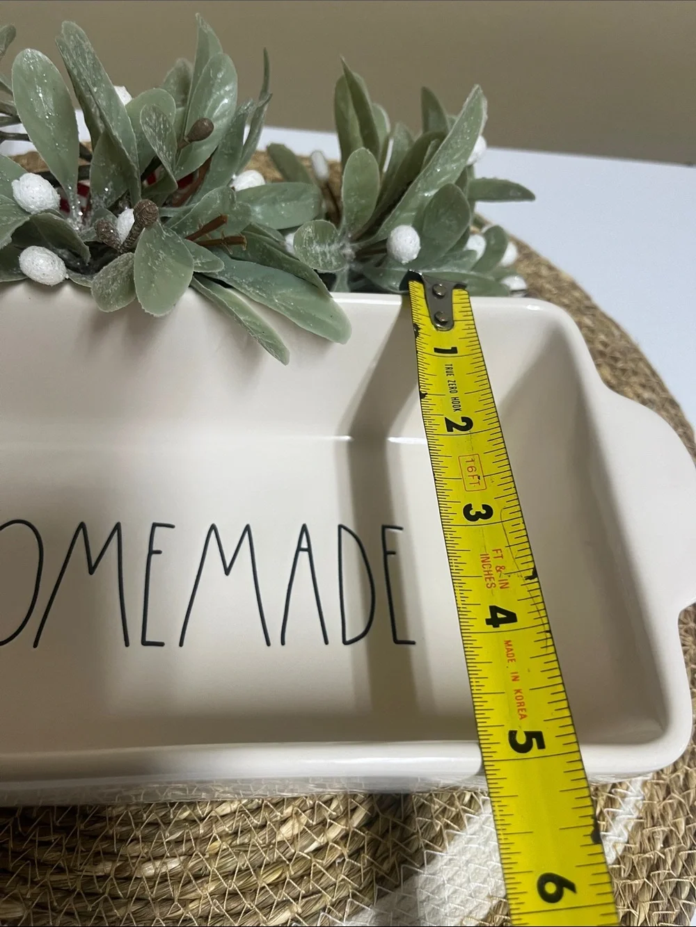 Rae Dunn “Homemade” Casserole/Loaf Pan in great new condition